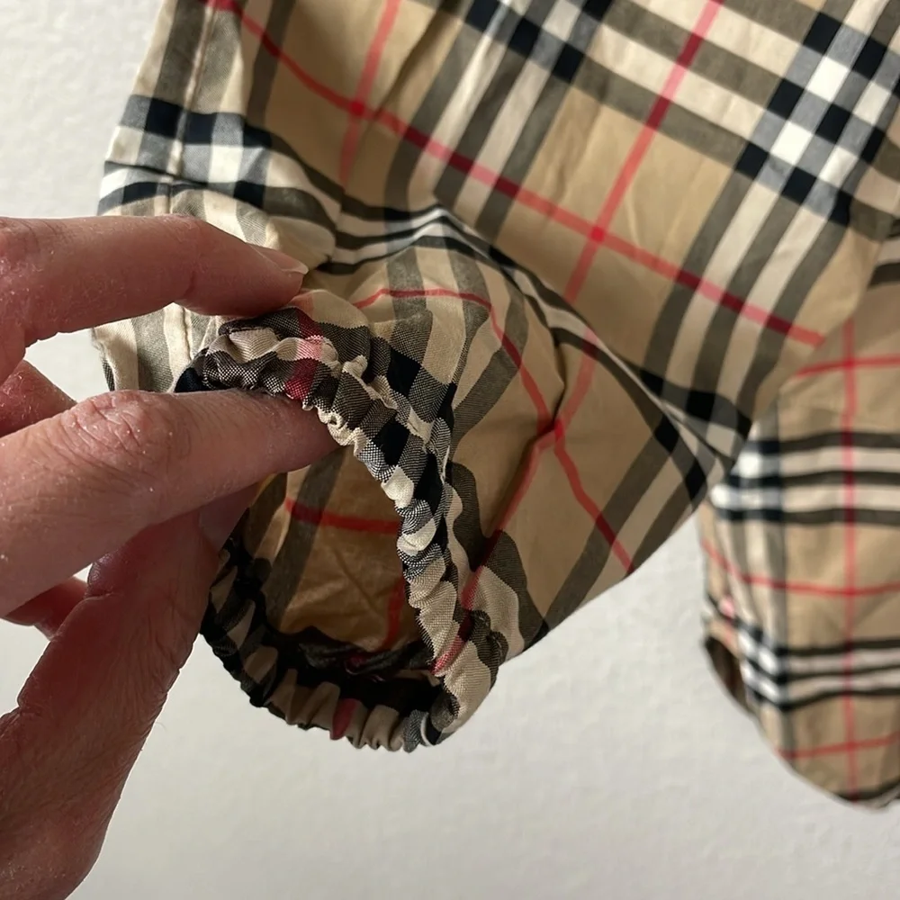 New Burberry London Girls Teigan Archive Check Shirt Dress Nova Plaid
